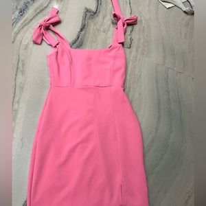 habit pink dress